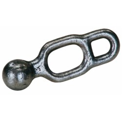 Doppio anello fermo per cerniere l=120mm