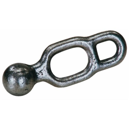 Doppio anello fermo per cerniere l=120mm