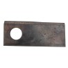 Coltello per falciatrice piegato lunghezza 100mm foro Ã˜ 19mm