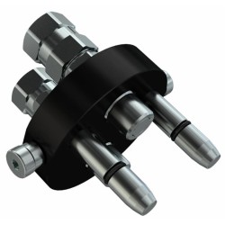 Piastra multiconnessione parte mobile da 3/8" filetto 1/2â€ 2 linee Faster