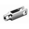 Forcella gambo rotante filetto M8 dx lunghezza 16mm