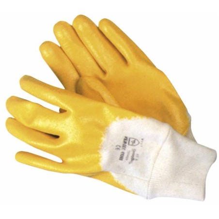 Guanto in tessuto Interlock 100% cotone impregnato in NBR taglia L