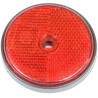 Catarifrangente con foro rosso Ã˜ 60mm