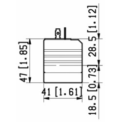 Bobina a 12VDC per elettrodistributori da 30L