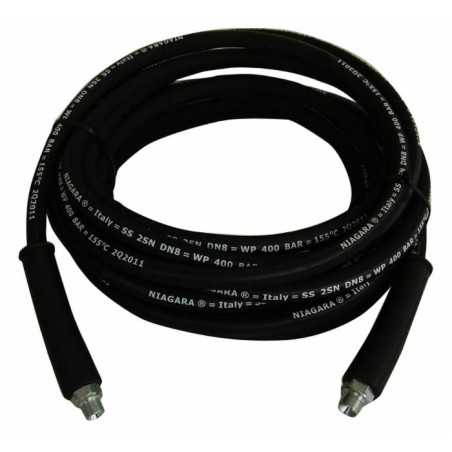 Tubo raccordato idropulitrice 15 mt completo di manicotti