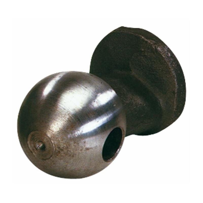 Sfera per sistema ribaltamento rimorchi Ã˜ 60mm con foro Ã˜ 20mm