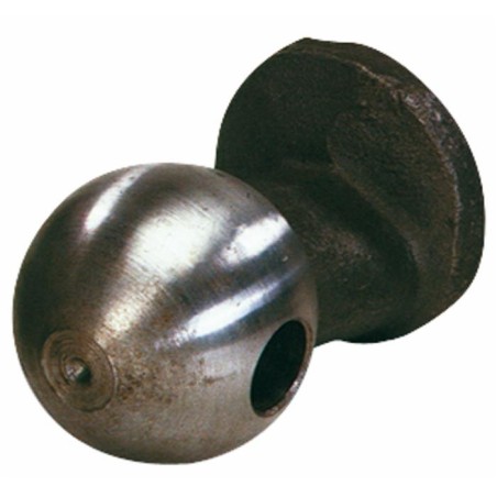 Sfera per sistema ribaltamento rimorchi Ã˜ 60mm con foro Ã˜ 20mm