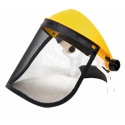 Visiera professionale protettiva dimensioni 30x20cm con fermatesta regolabile certificata CE