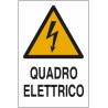 Cartello segnaletica quadro elettrico 30x20
