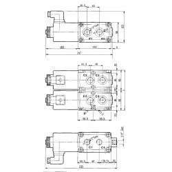 Deviatore elettrico modulare a 6 vie da 1/2" 12VDC