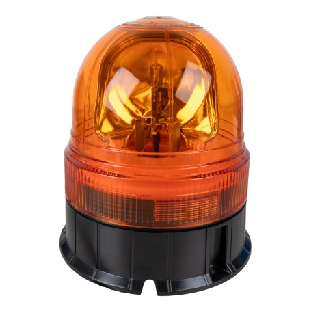 Lampeggiante alogeno per trattori base piana 12V 55W luce rotazionale