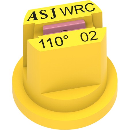 Ugello a ventaglio ad ampio spettro ceramico WRC 110Â° giallo