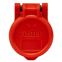 Tappo di protezione automatico rosso per innesto femmina M1/2"