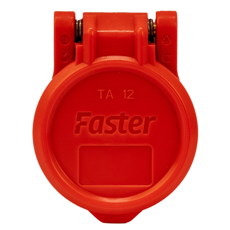 Tappo di protezione automatico rosso per innesto femmina M1/2"
