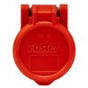 Tappo di protezione automatico rosso per innesto femmina M1/2"