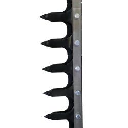 Dentiera 14 denti lunghezza 2,05 mt adattabile a Gaspardo FBR 13013770
