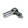 Snodo in acciaio destro filetto M12x1,75 con dado e anello