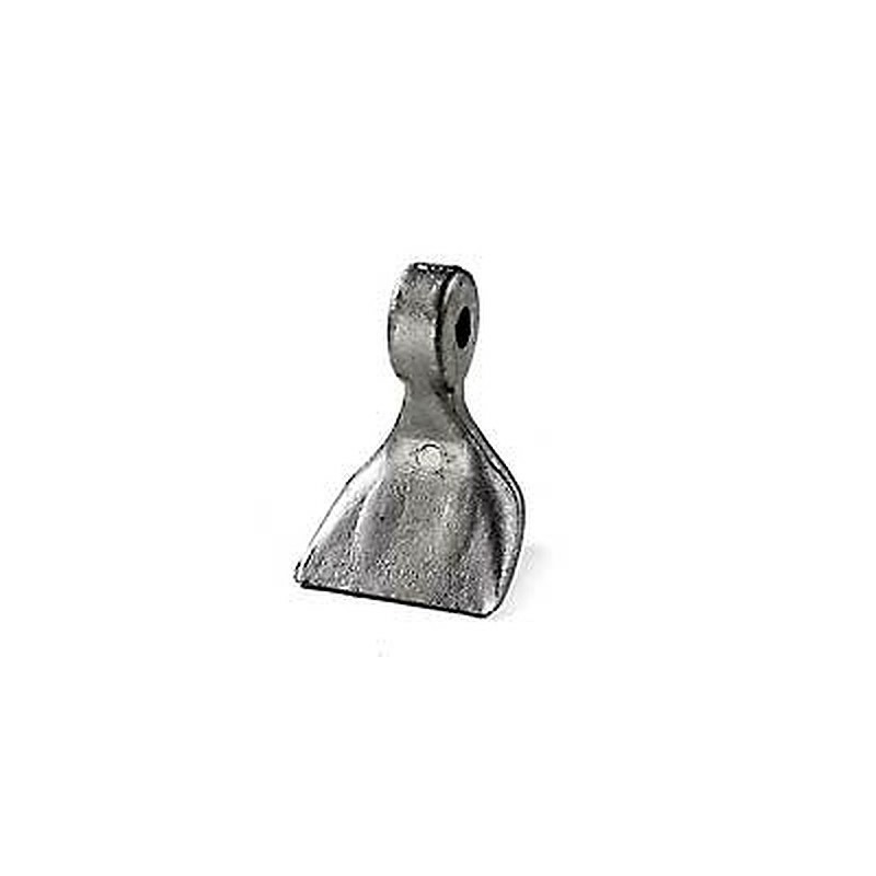 Mazza trincia lunghezza 94mm larghezza 75mm attacco 22mm con foro Ã˜ 16,5mm