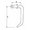 Ancora tiller media spessore 20mm altezza 470mm