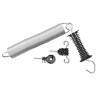 Kit per porta con maniglia e isolatori e molla