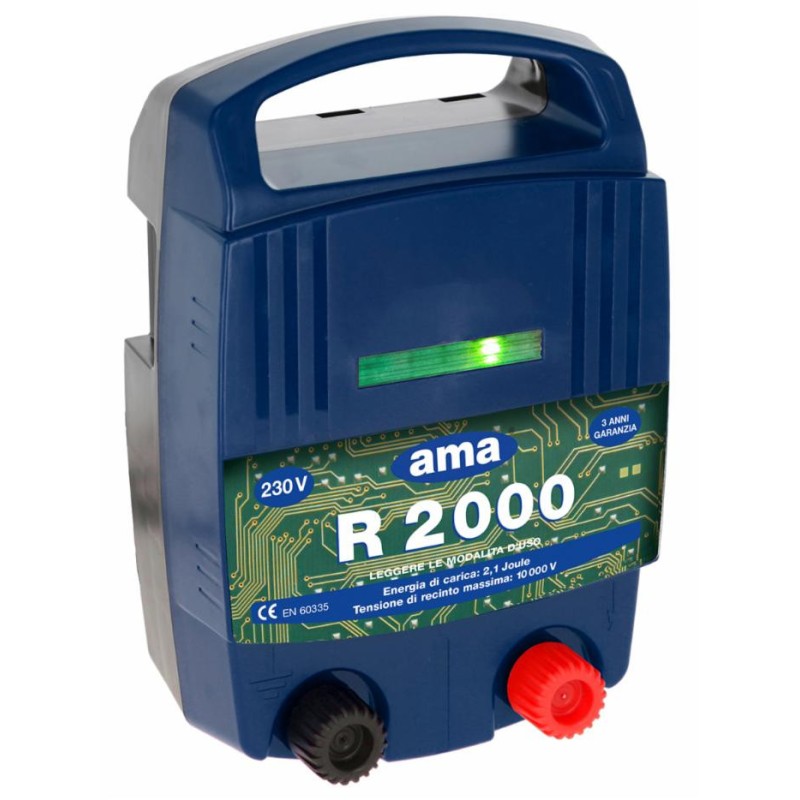Elettrificatore per recinti Ama R2000 da 230V