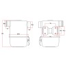 Filtro ad aria completo adattabile al riferimento originale Fiat 5136558