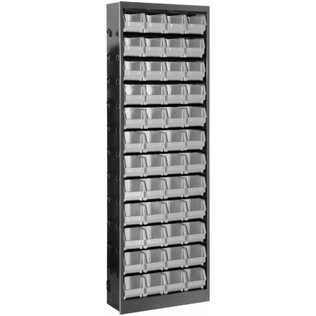 armadio metallico con 48 contenitori