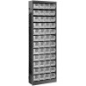 armadio metallico con 48 contenitori