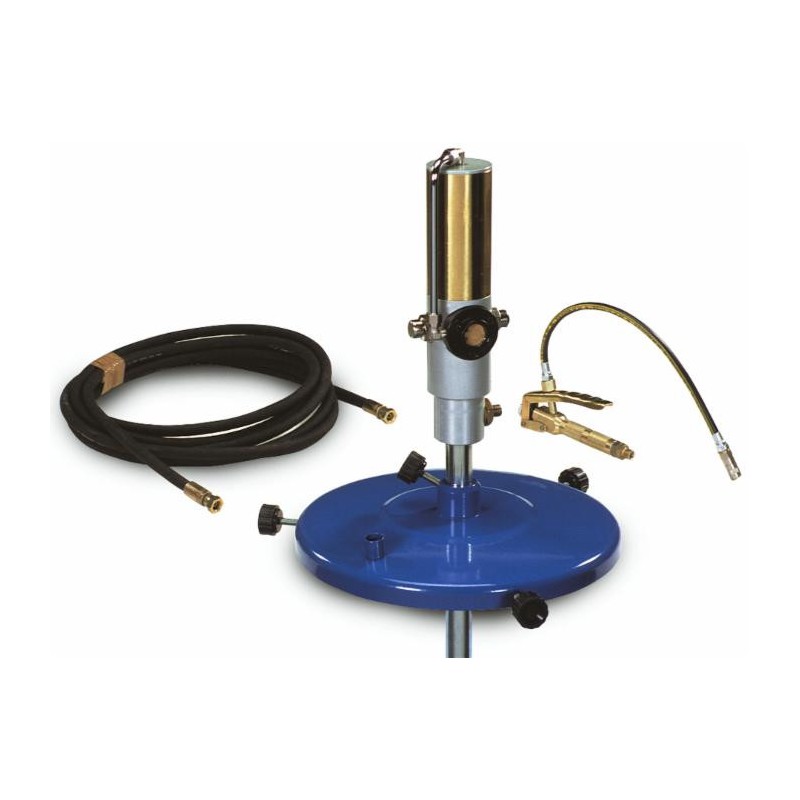 Pompa pneumatica per ingrassaggio Ama attacco 1/4â€ tubo 6m portata 20-30kg