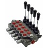 Distributore oleodinamico Ama a 5 leve doppio effetto - 40L