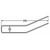 Dente rastrello adattabile Corma lunghezza 630 filo 6