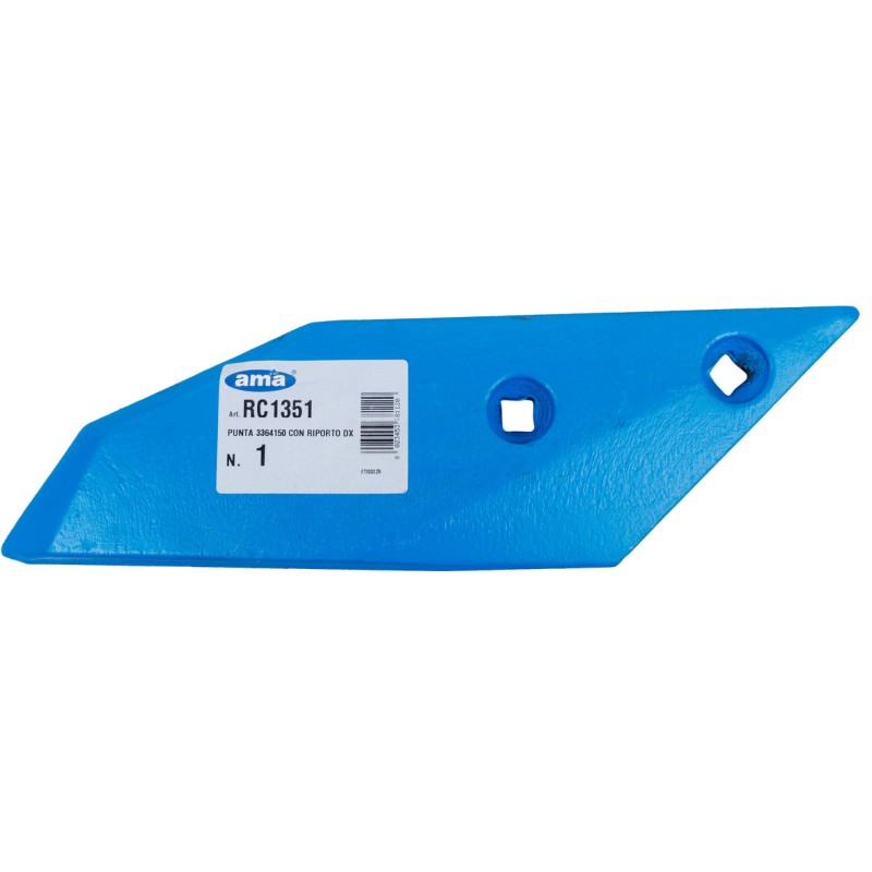 Punta dx adattabile Lemken 3364150 con riporto di saldatura