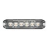 Luce di segnalazione flash 6 Led arancio