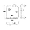 Radiatore adattabile Ford 81875325