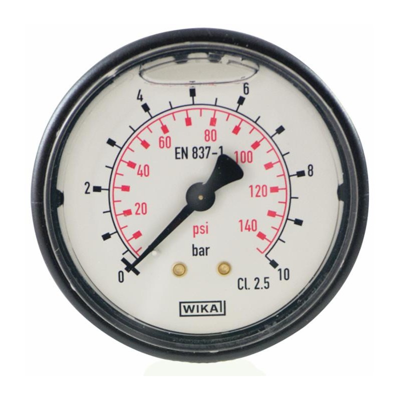 Manometro ABS Ã˜ 63mm scala 0:25 filetto posteriore M1/4"