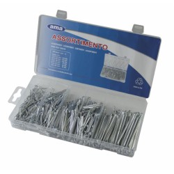 Set assortito con 555 coppiglie standard