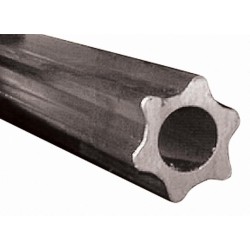 Tubo cardanico interno a stella tipo s4 lunghezza 3mt adattabile a Walterscheid