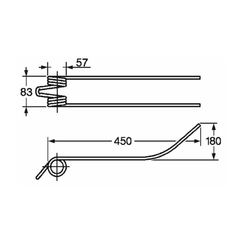 Dente giroandanatore adattabile Fahr Fontanesi filo 8
