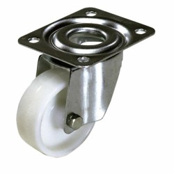 Ruota nylon Ã˜ 100mm con supporto girevole