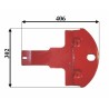 Pattino falciatrice rotativa adattabile Kuhn 56809300