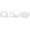 Sedile serie 322 non verniciato