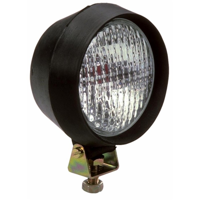 Faro da lavoro alogeno rotondo Ã˜ 124mm ad ampio raggio 55-70W senza lampadina