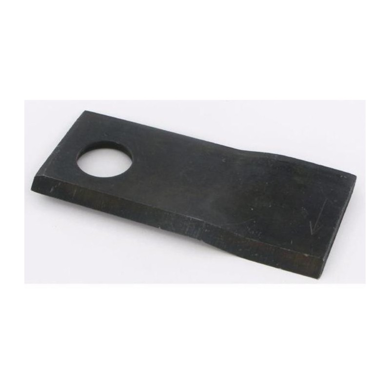Coltello sinistro piegato 96x49x3mm con foro Ã˜ 19mm adattabile a Pottinger 434979