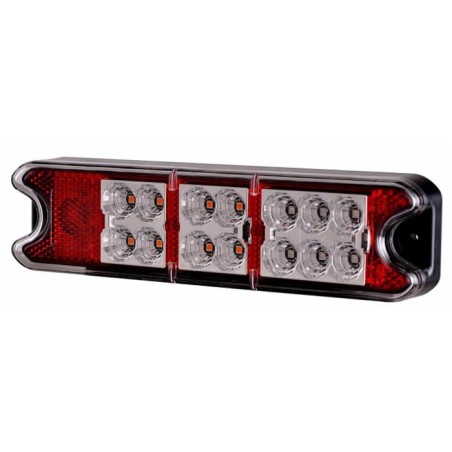 Fanale posteriore dx-sx a 18 LED 10-30V 191x49mm