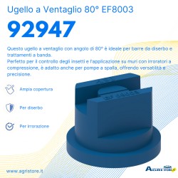 Ugello a ventaglio con angolo ad 80Â° EF8003