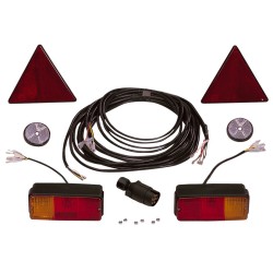 Kit fanali 12 V con cavo 5 poli