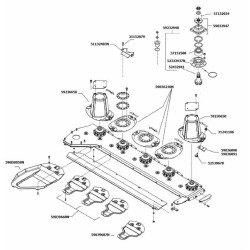 Protezione scatola ingranaggi originale Bcs 51132403N