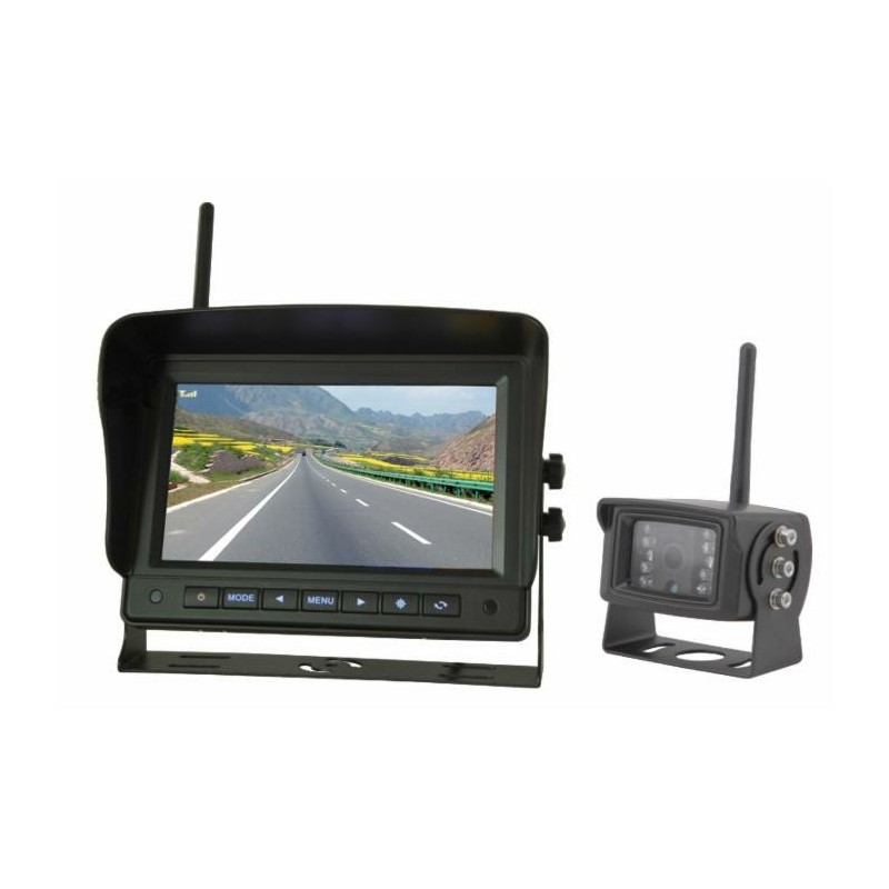 Kit wireless videoretro per trattori con monitor LCD TFT 7"
