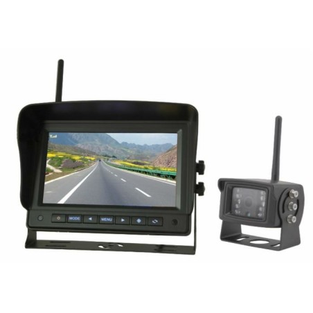 Kit wireless videoretro per trattori con monitor LCD TFT 7"
