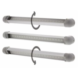 Plafoniera a LED 12-24V per cabina trattore 343x33mm direzionabile